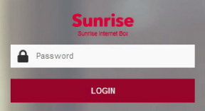 Sunrise Internet Box Login 