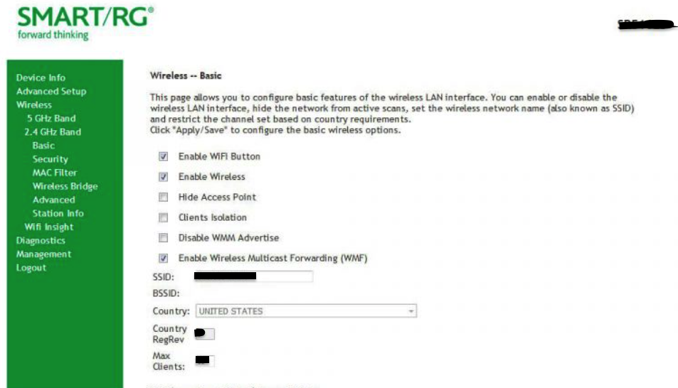 SmartRG Router Login 