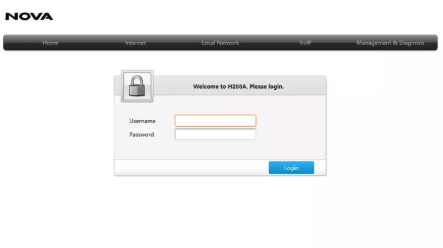 Nova Router Login
