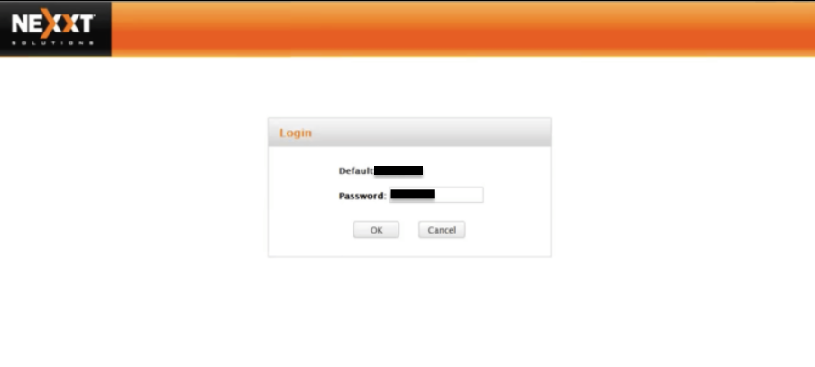 Nexxt Router Login
