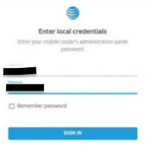 AT&T Mobile Hotspot Login
