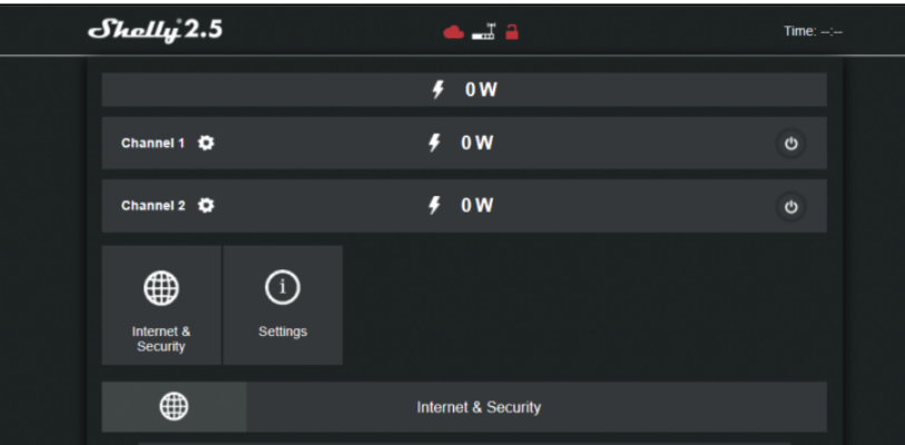 Shelly Device Login

