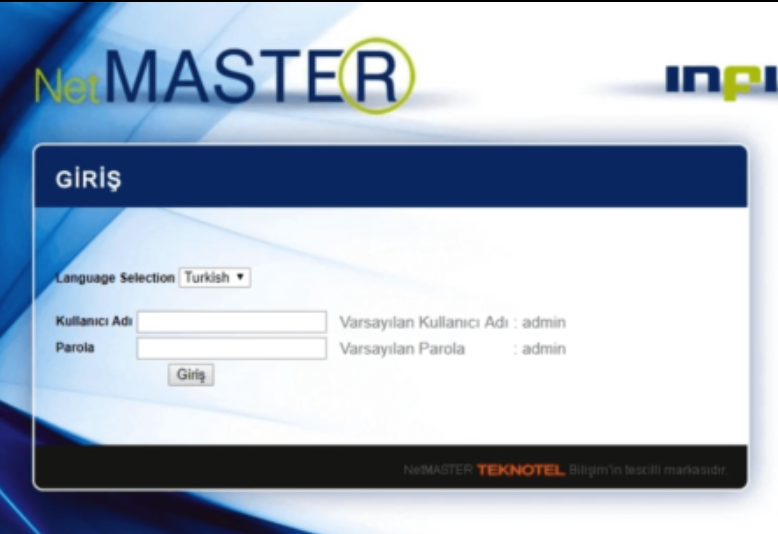 NetMASTER Modem Login
