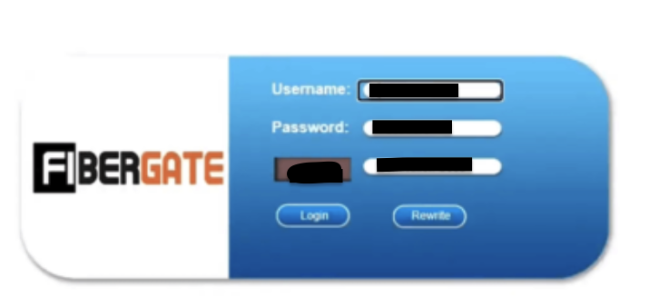 FiberGate Router Login
