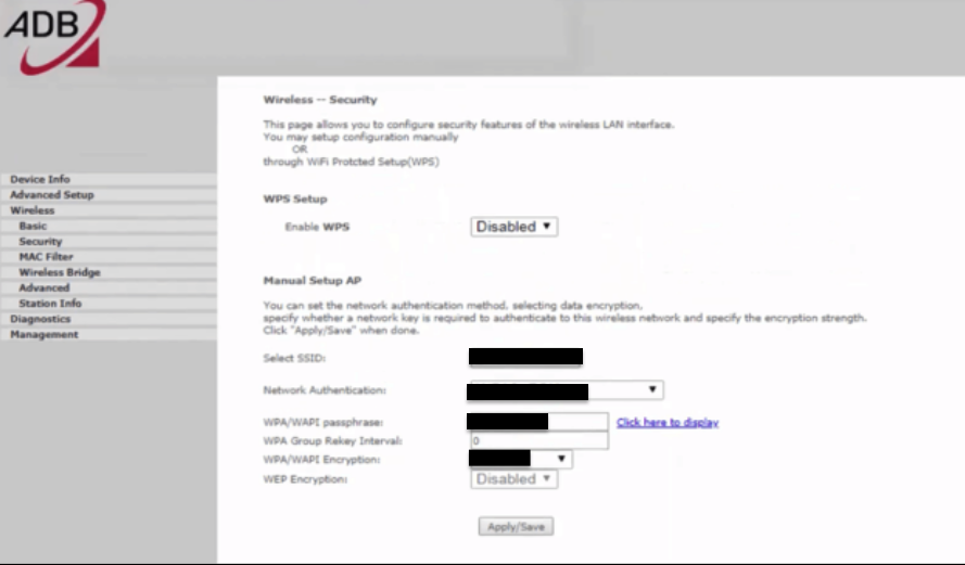 ADB Router Login
