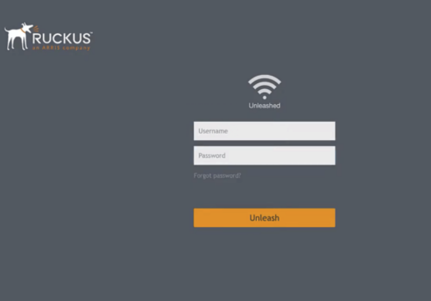 Ruckus Router Login 