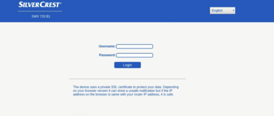 SilverCrest Extender Login
