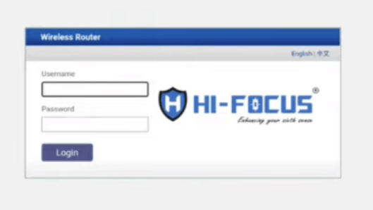 HI-FOCUS Router Login 