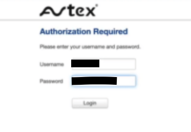 Avtex Router Login
